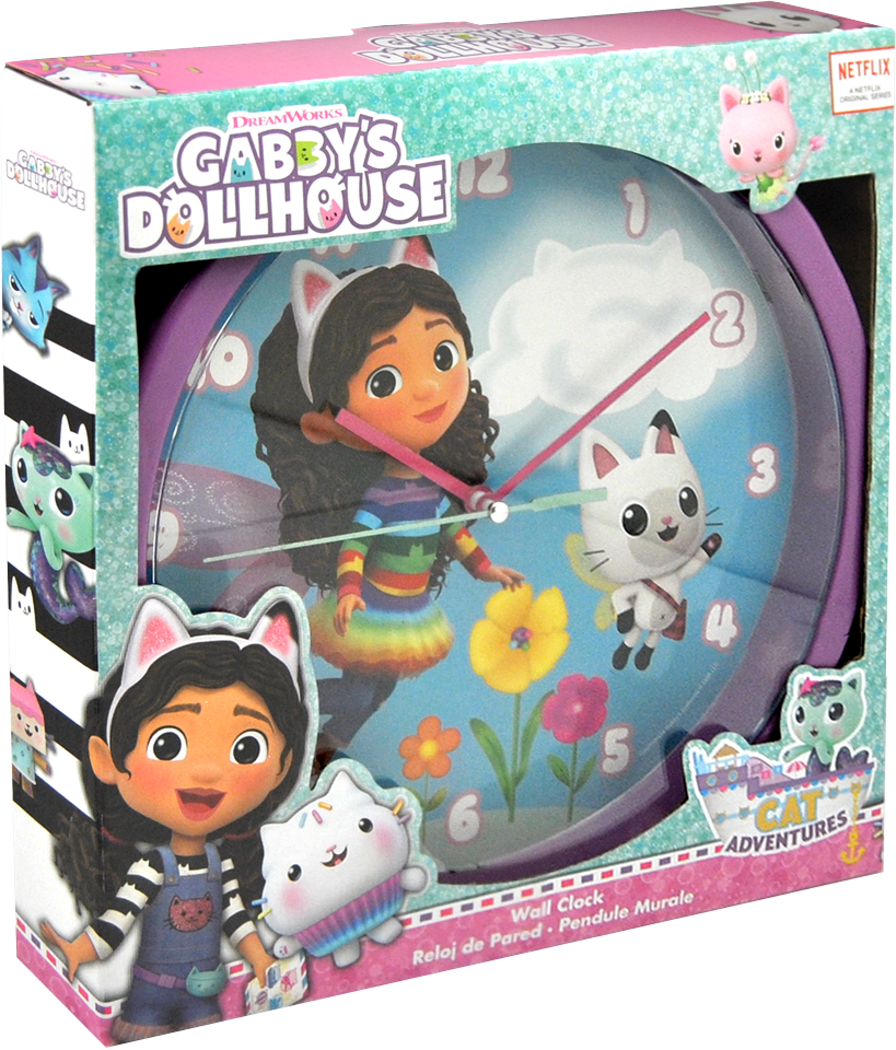 Kids Licensing - Vægur - Gabbys Dollhouse