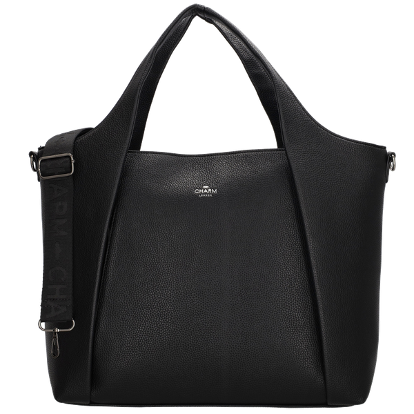 Charm London Mulberry Street Laptoptas 15,6 inch Zwart