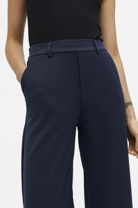 Object blauwe dames broek
