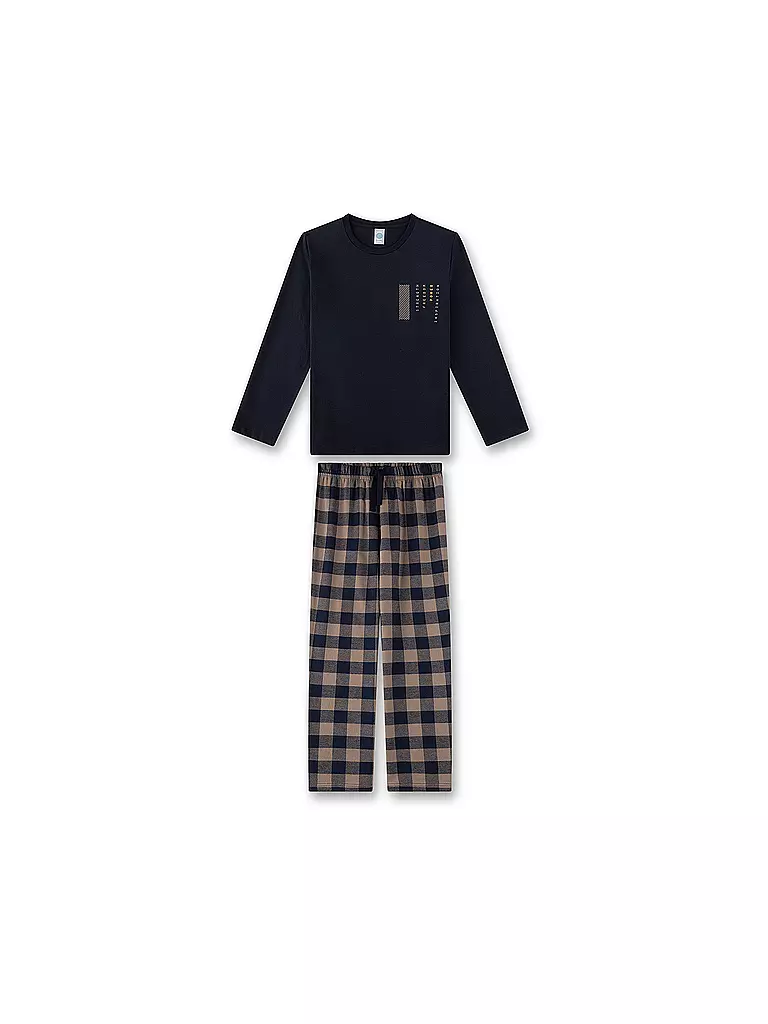 SANETTA Jungen Pyjama dunkelblau