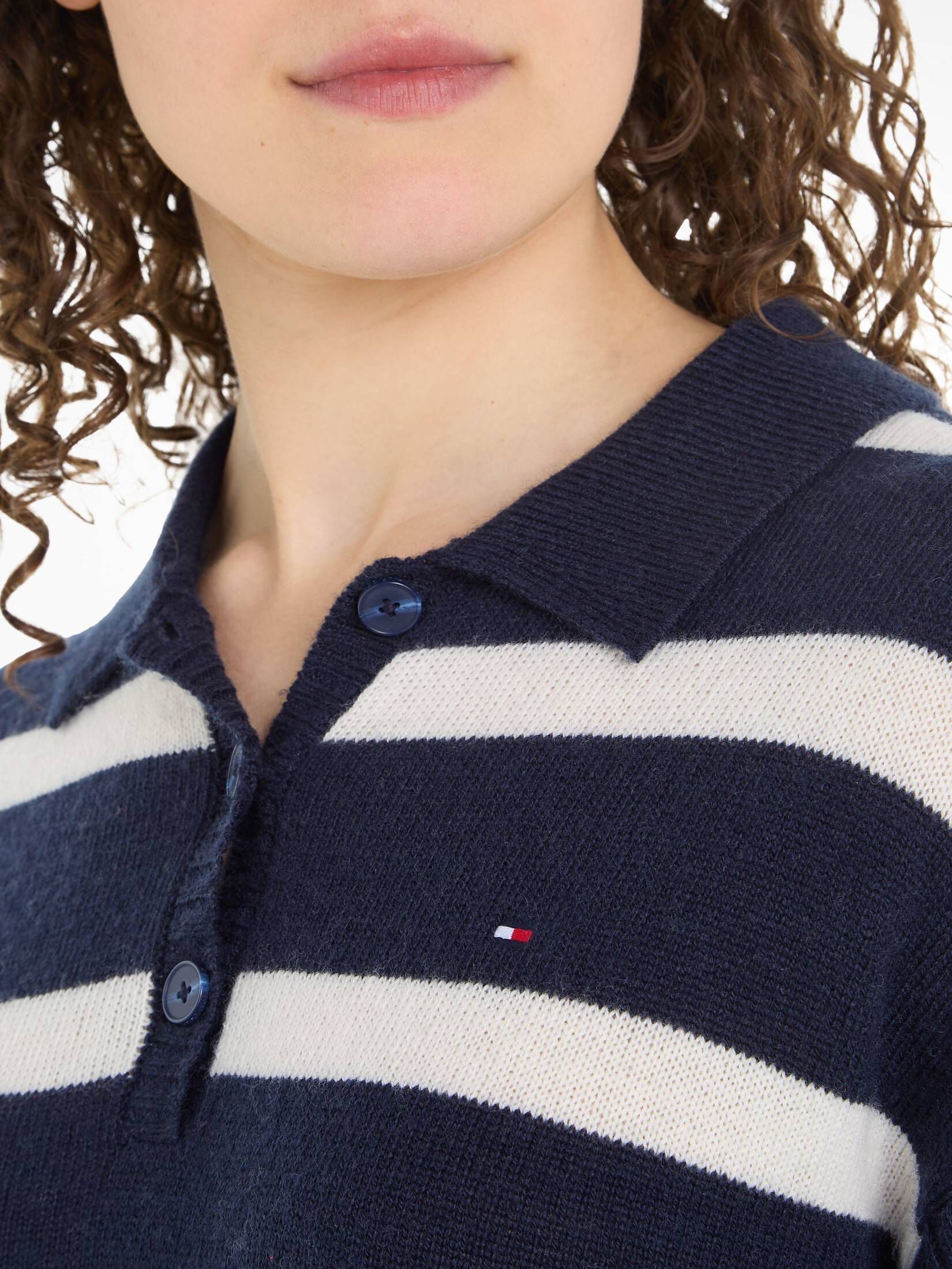 Tommy Hilfiger| Damen Polo-Strickkleid