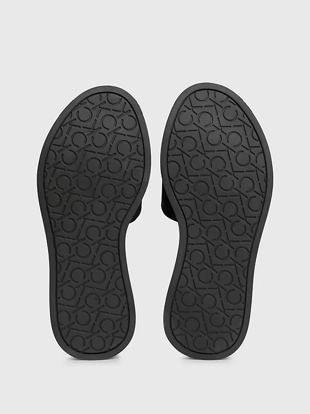 Sandálias Jacquard com logotipo