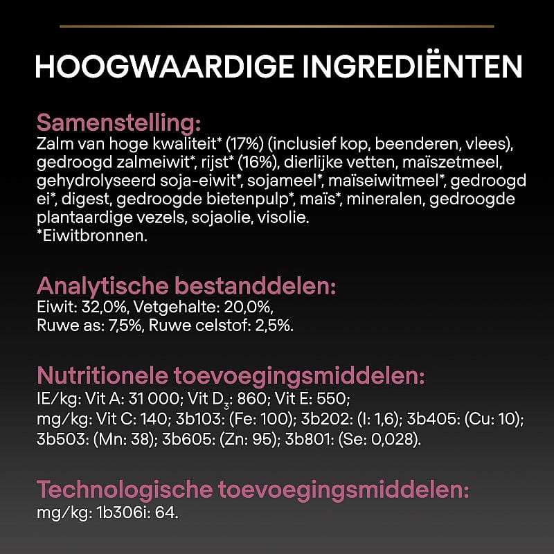 Purina Pro Plan Medium Puppy Sensitive Skin Hondenvoer Zalm 12 kg | 12817