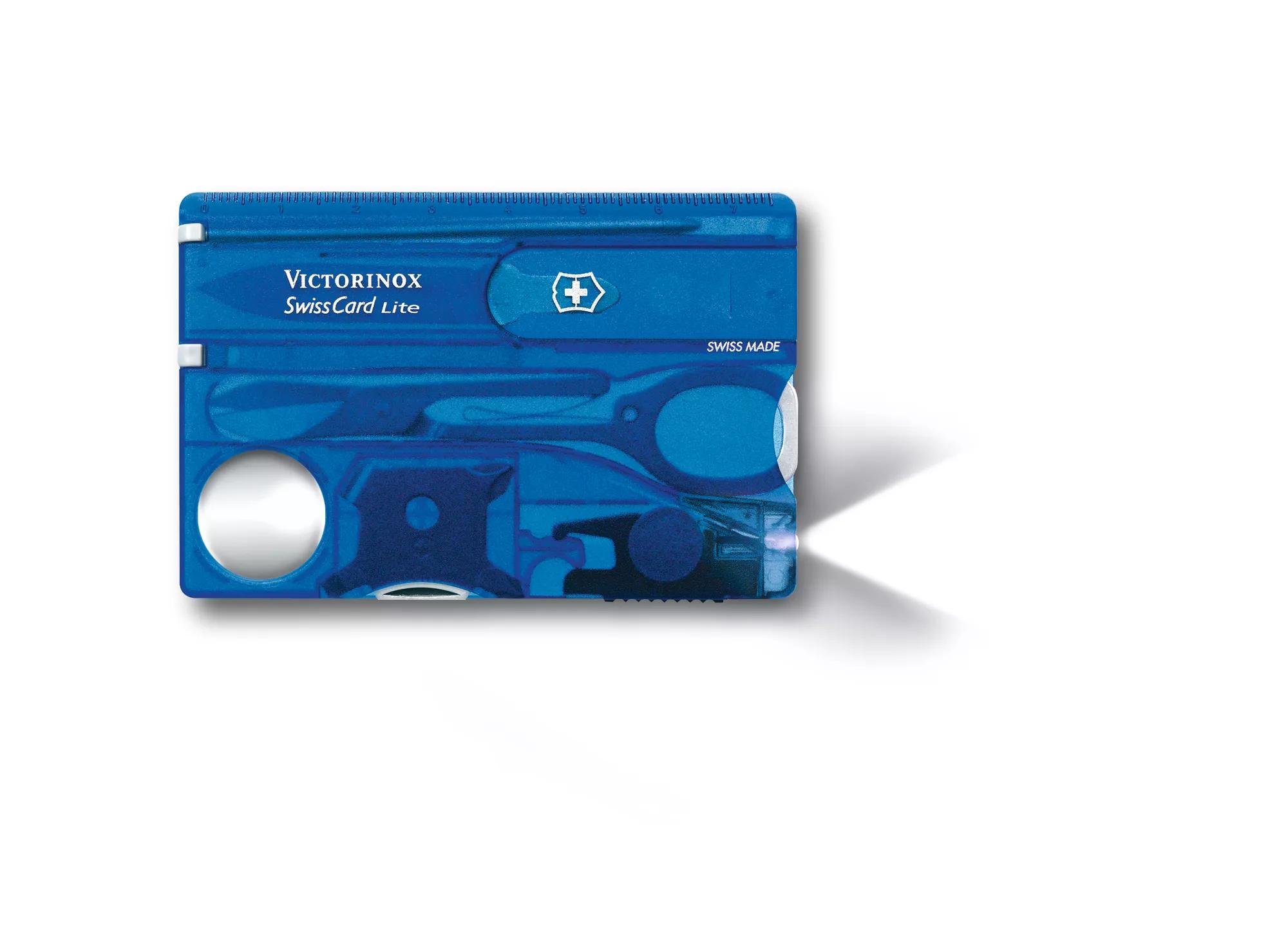 Swiss Card Lite-blau transparent