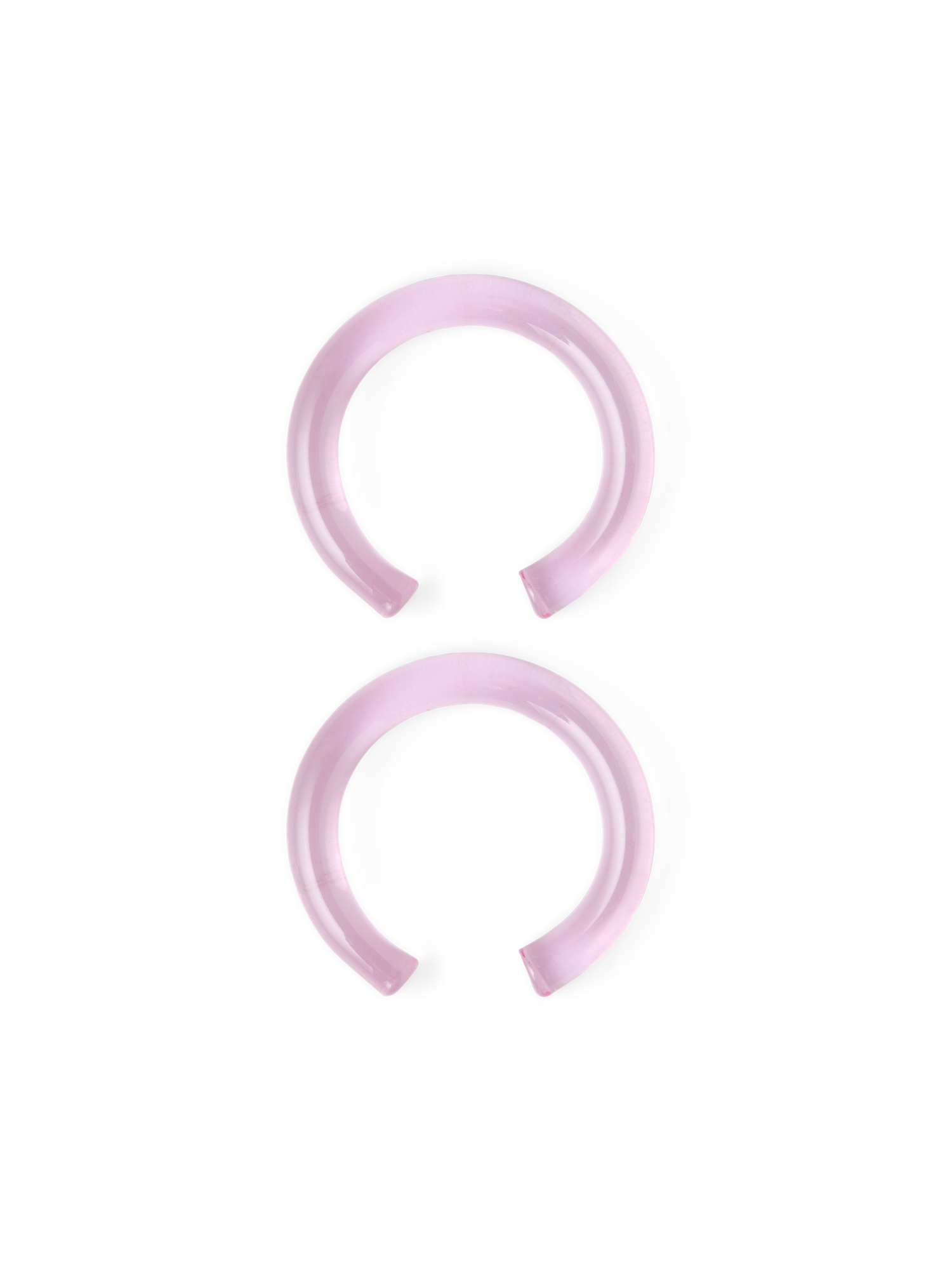 Servietringe 2-pak | Glas. 2 stk. | Rose