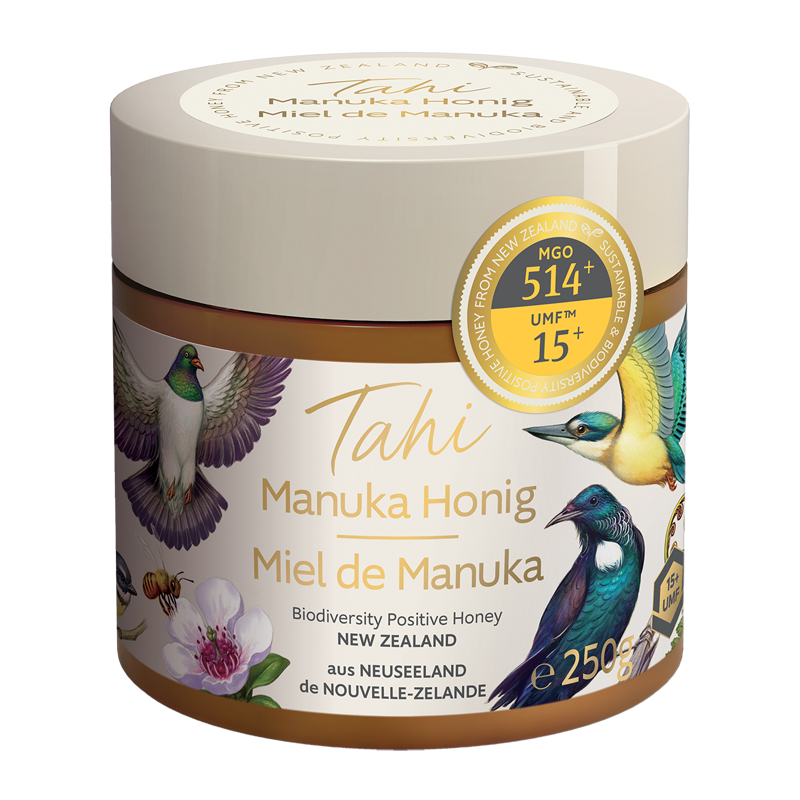TAHI Manuka Honig UMF 15   MGO 514   deutsch/französisch Topf 250 g