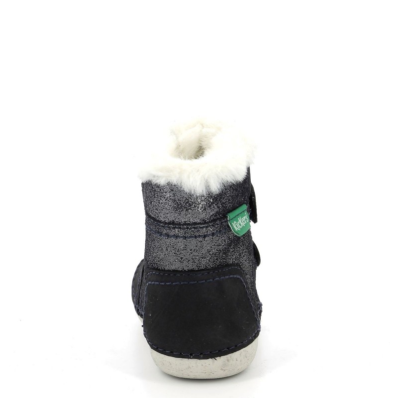 Kickers Kickers Sosnowkro Fourrées Marine Brillant