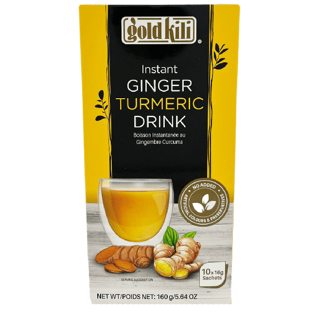 Gold Kili Instant Gember Kurkuma Drank 10x16g