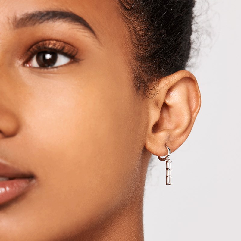 Boucles d'oreilles pendantes plaqué or ou argent BINTI - PD Paola