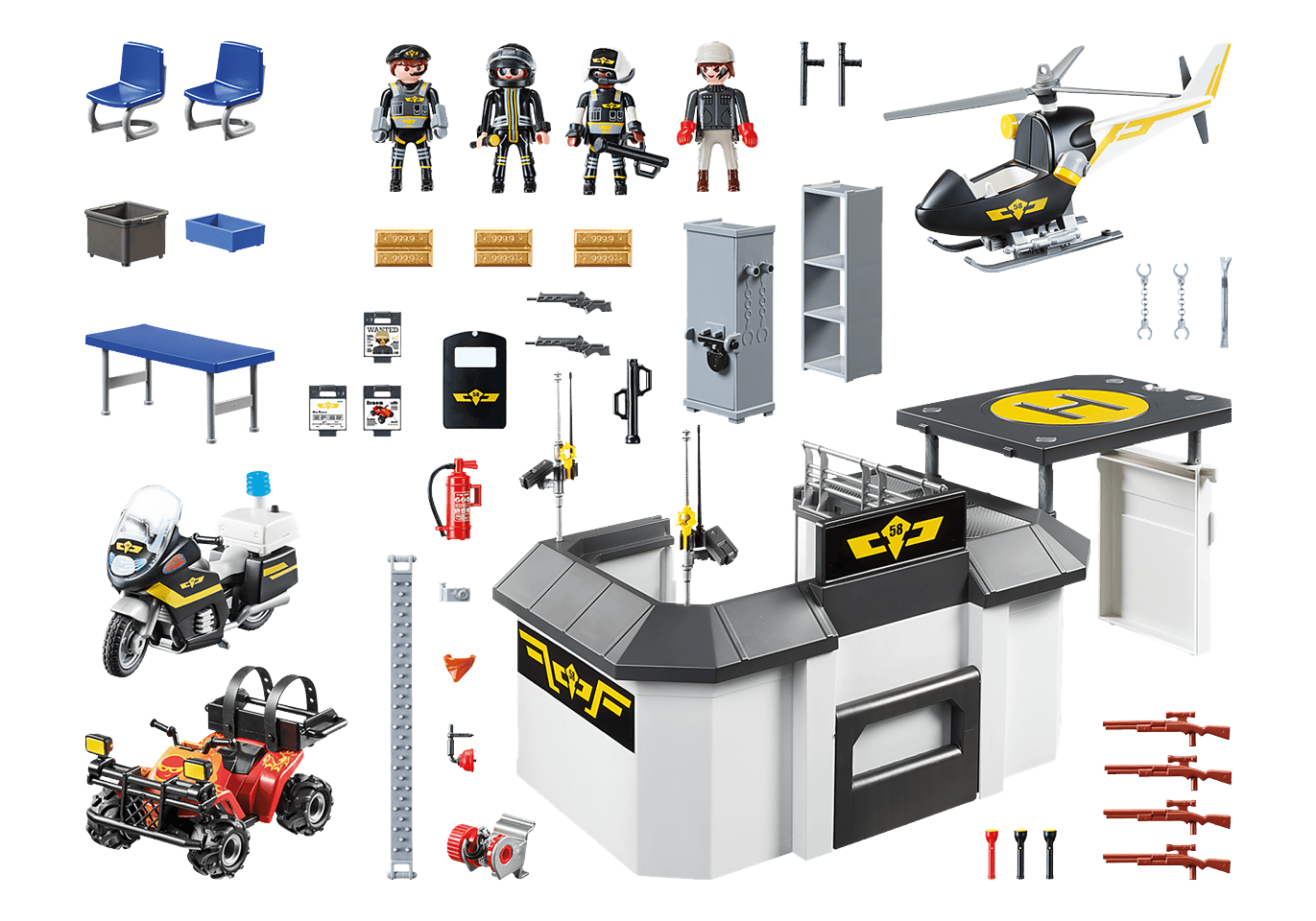 Playmobil - Take Along - Taktisk hovedkvarter(70338)