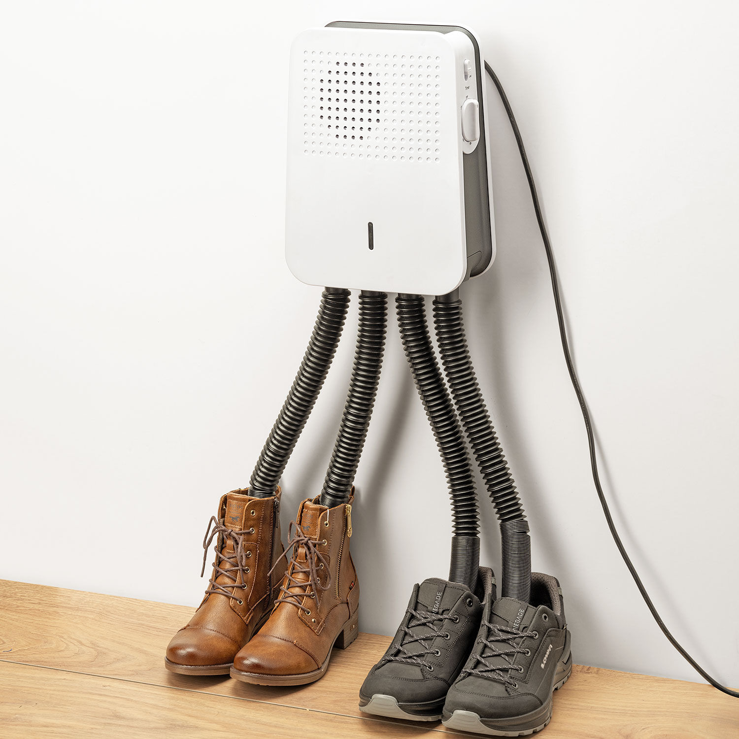 Schuh- und Handschuhtrockner mit 2 Temperaturstufen