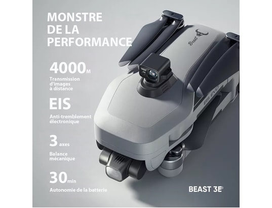 OPTEX - Drone beast 3e sg906max2 caméra 4k hd 2160p zoom ultra-long...