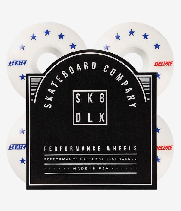 skatedeluxe E-Sport Rollen (white) 56 mm 100A 4er Pack