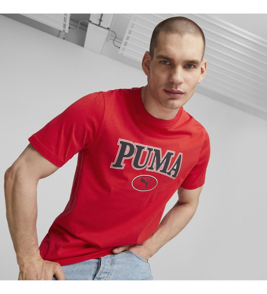 Camisa vermelha Puma Squad
