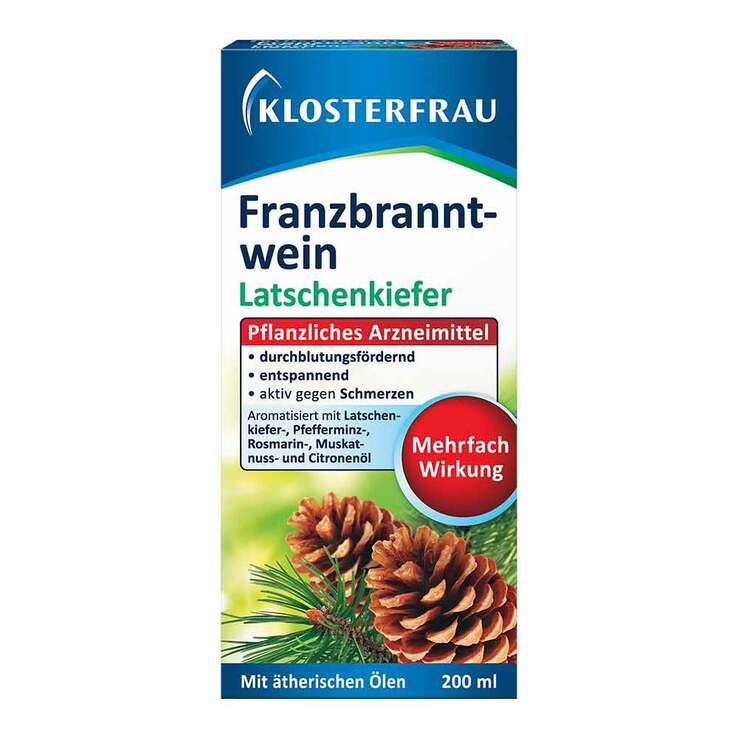 Klosterfrau Franzbranntwein Latschenkiefer, 200 ml