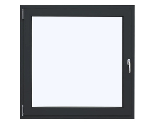 ARON Ternum aluminium raam RAL 7016 antracietgrijs, enkelvleugelig (kiep-draai), 800x700 mm, DIN links