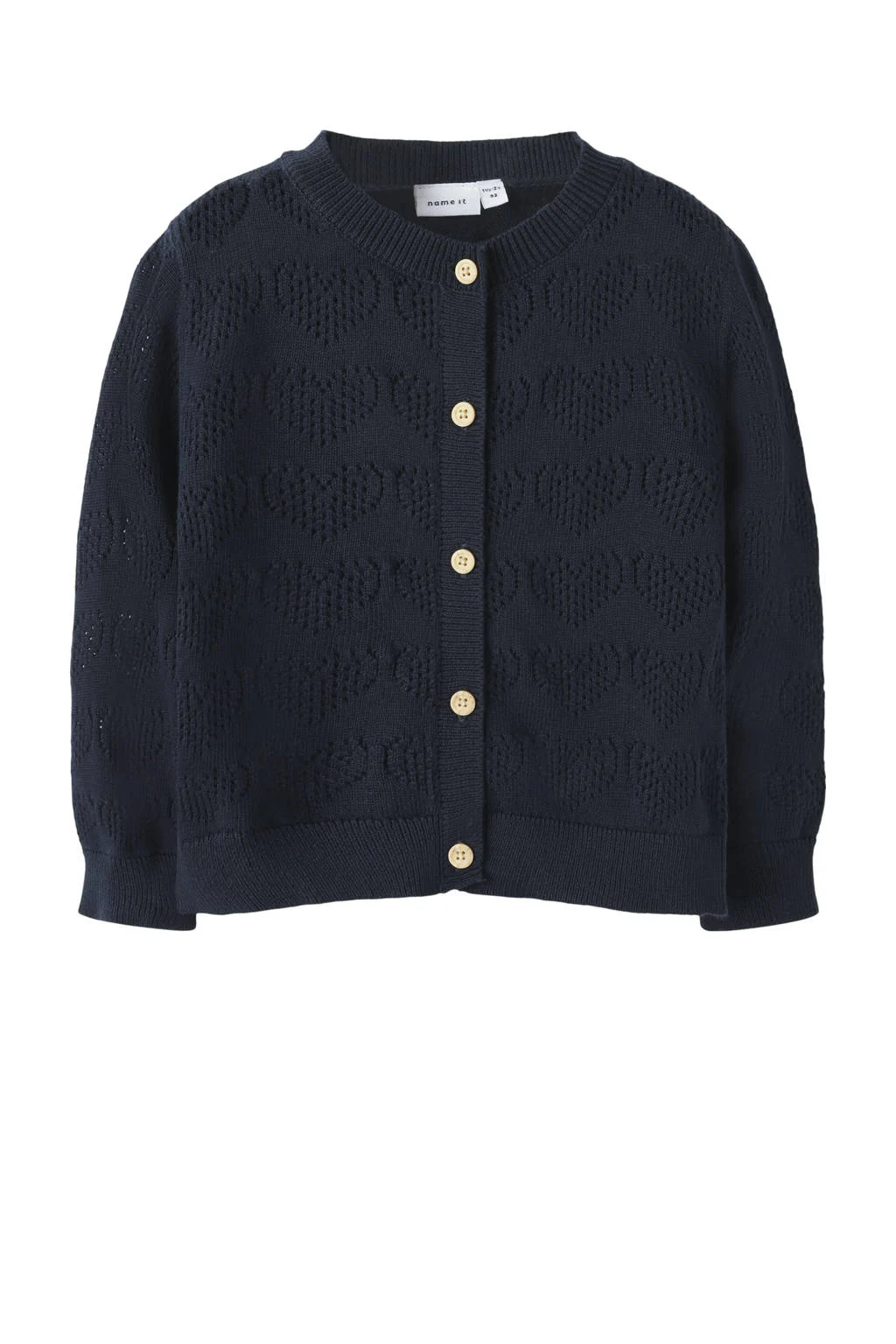 NAME IT MINI gebreid vest donkerblauw