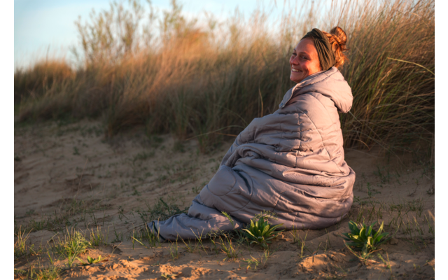 Bentcho Schlafsack 4 in 1 Schlafsack / Decke / Poncho / Wendetasche 160 x 200 cm