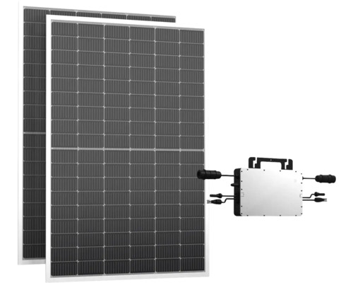 PV-module balkoncentrale 800 Wp Zilver inclusief omvormer, zonder montage- en aansluitkabel