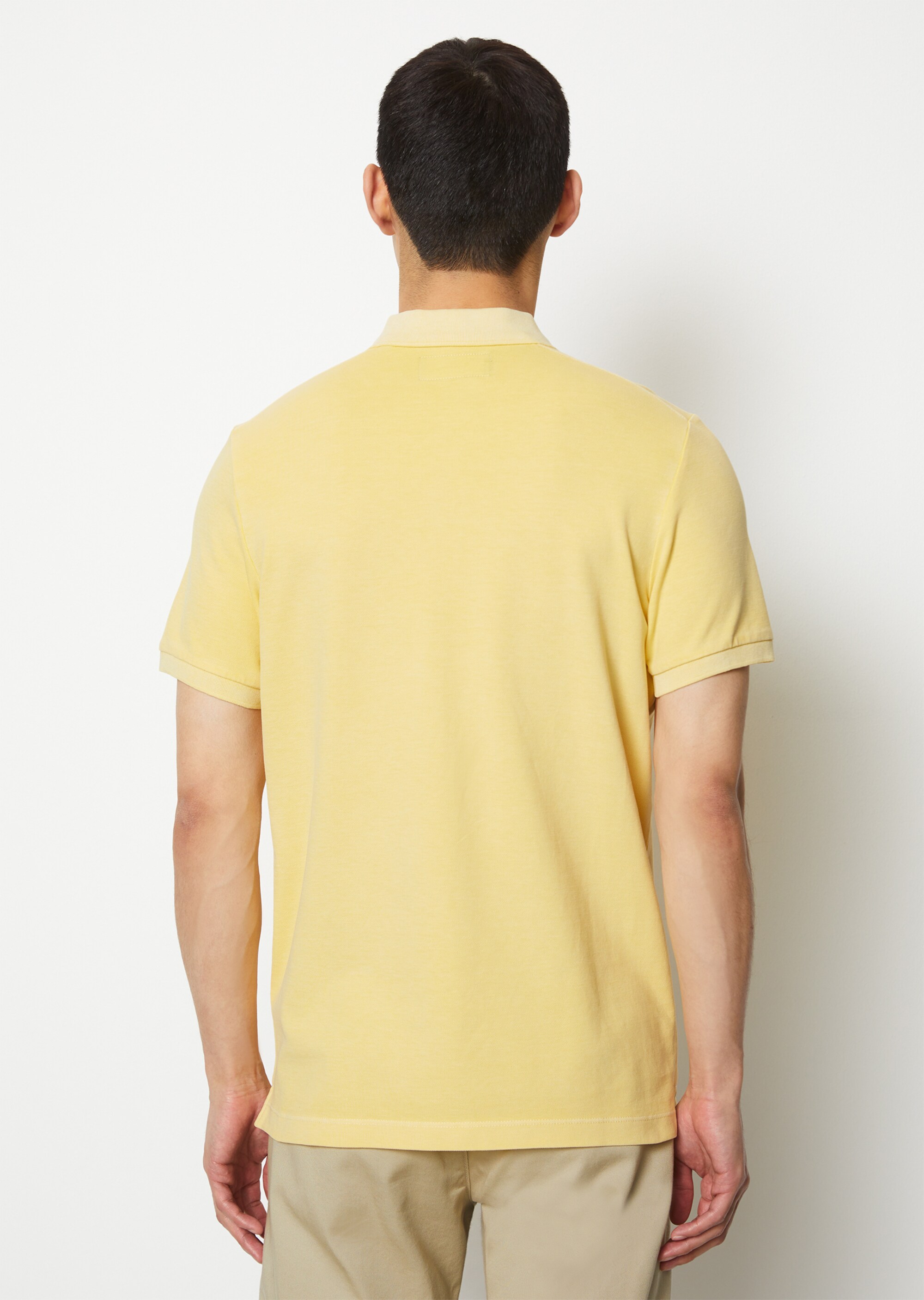 Poloshirt Piqué shaped aus Organic Cotton-Stretch