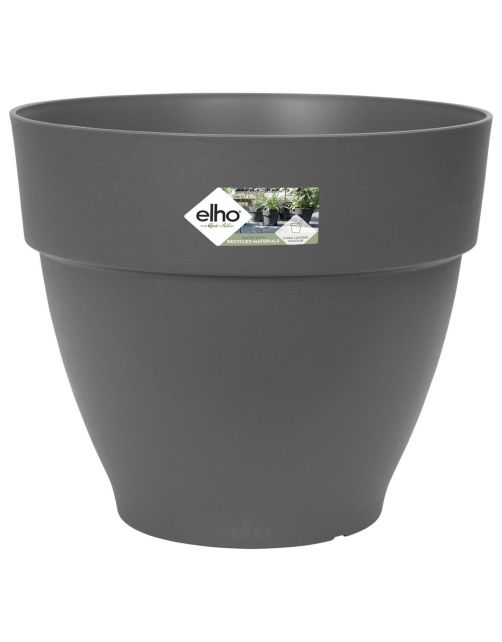 Elho Bloempot Vibia Campana Rond Grijs - Buitenpot