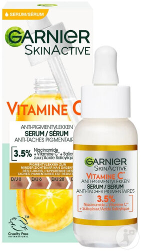 Garnier SkinActive Sérum Vitamine C 3,5% Flacon Compte-Gouttes 30ml