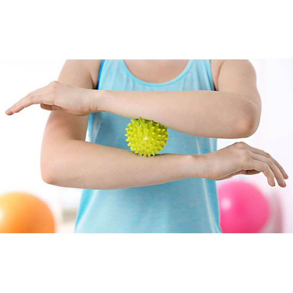 (Ø75mm) Selbstmassage Ball Stachel Massage Kugel - Gelb