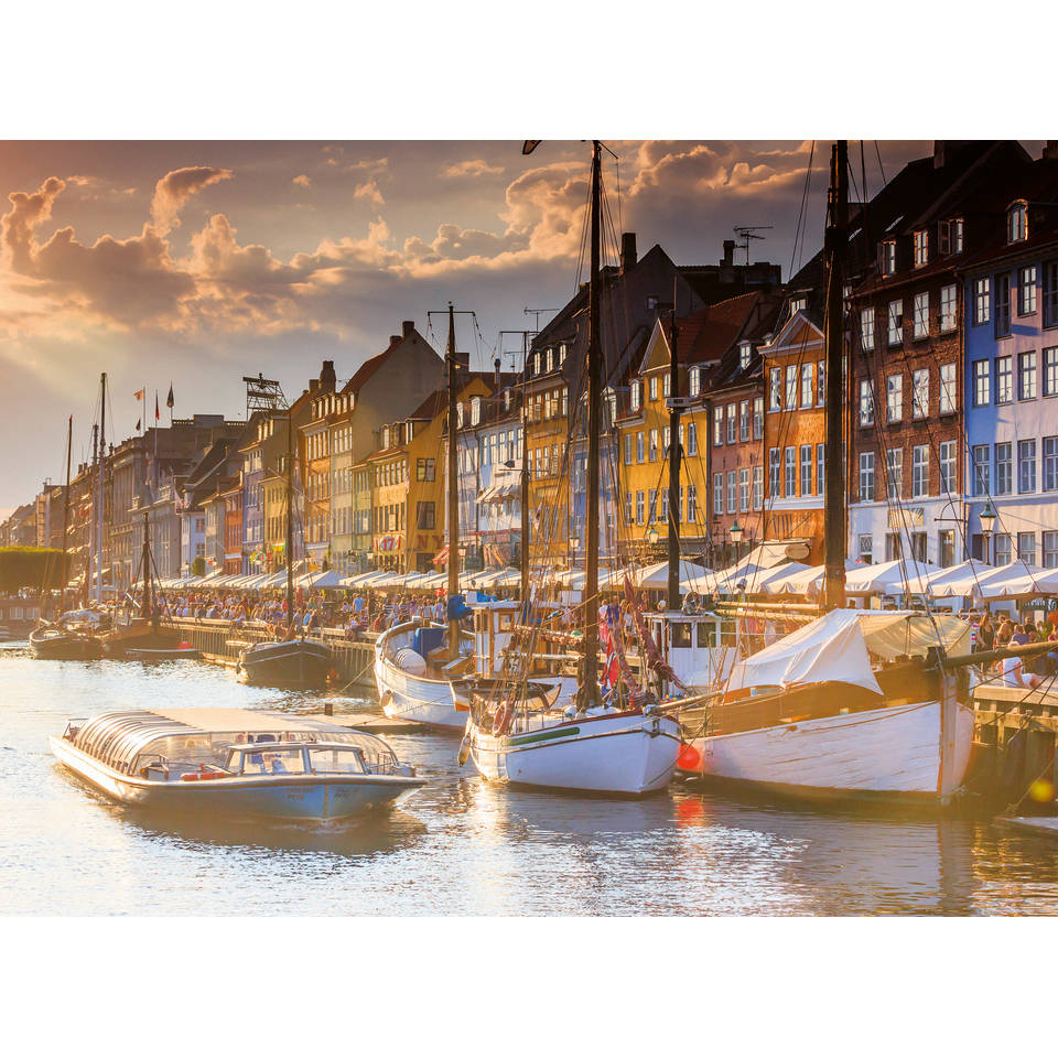 Ravensburger puzzel zonsondergang in Kopenhagen - 500 stukjes