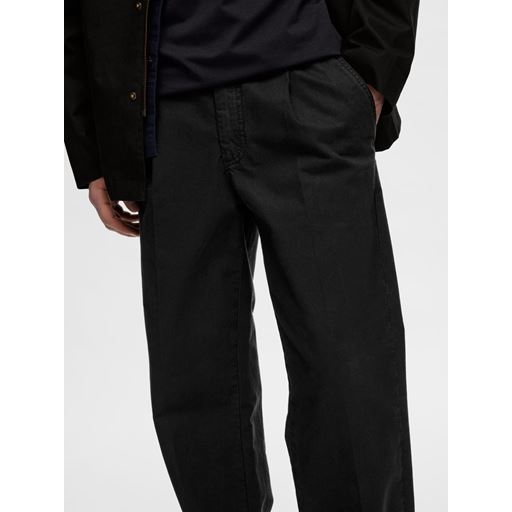 Selected Homme 220-Loose Art Bukser, Black, W31/L32