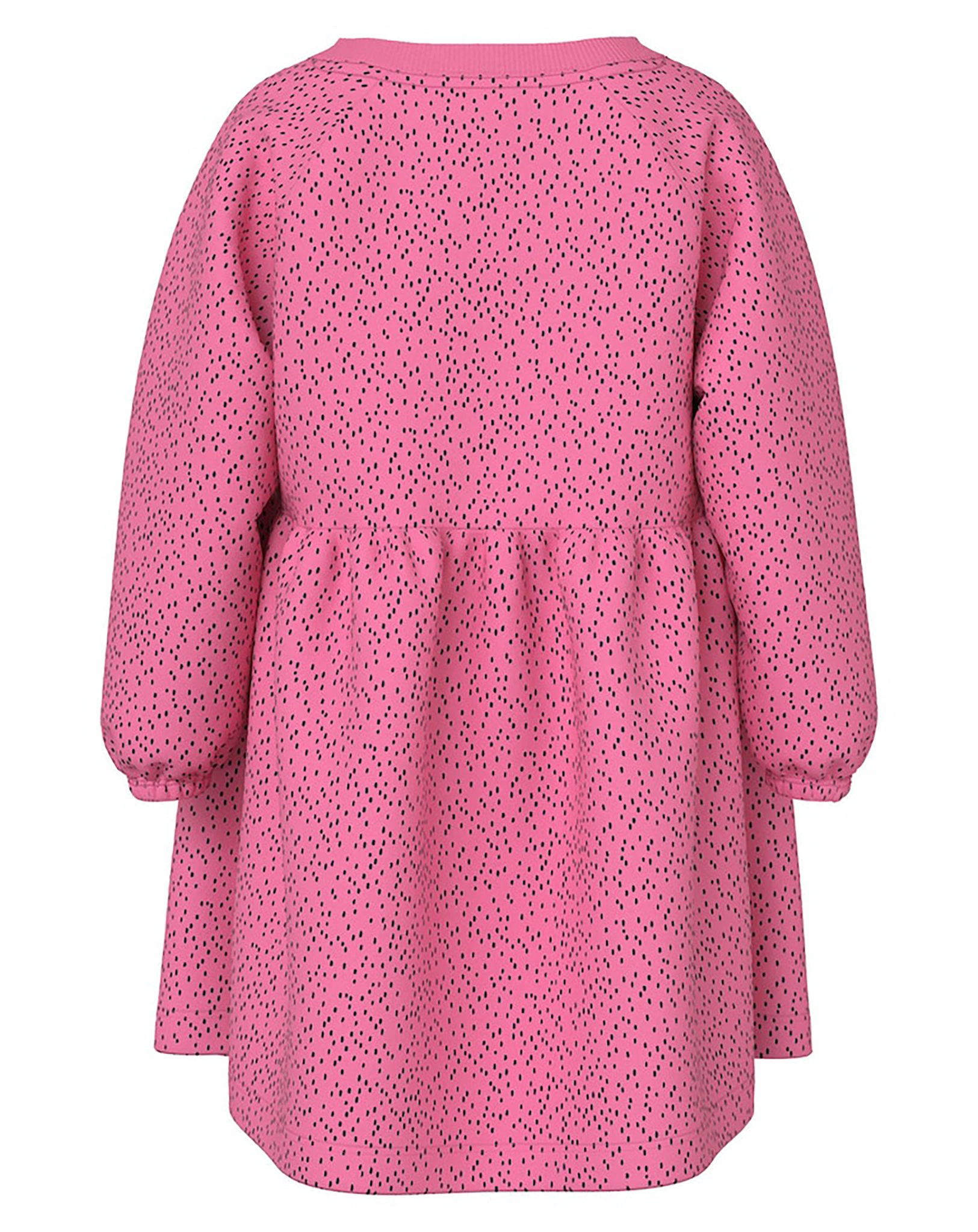 Langarmkleid NMFVOLTA DOTS in pink cosmos