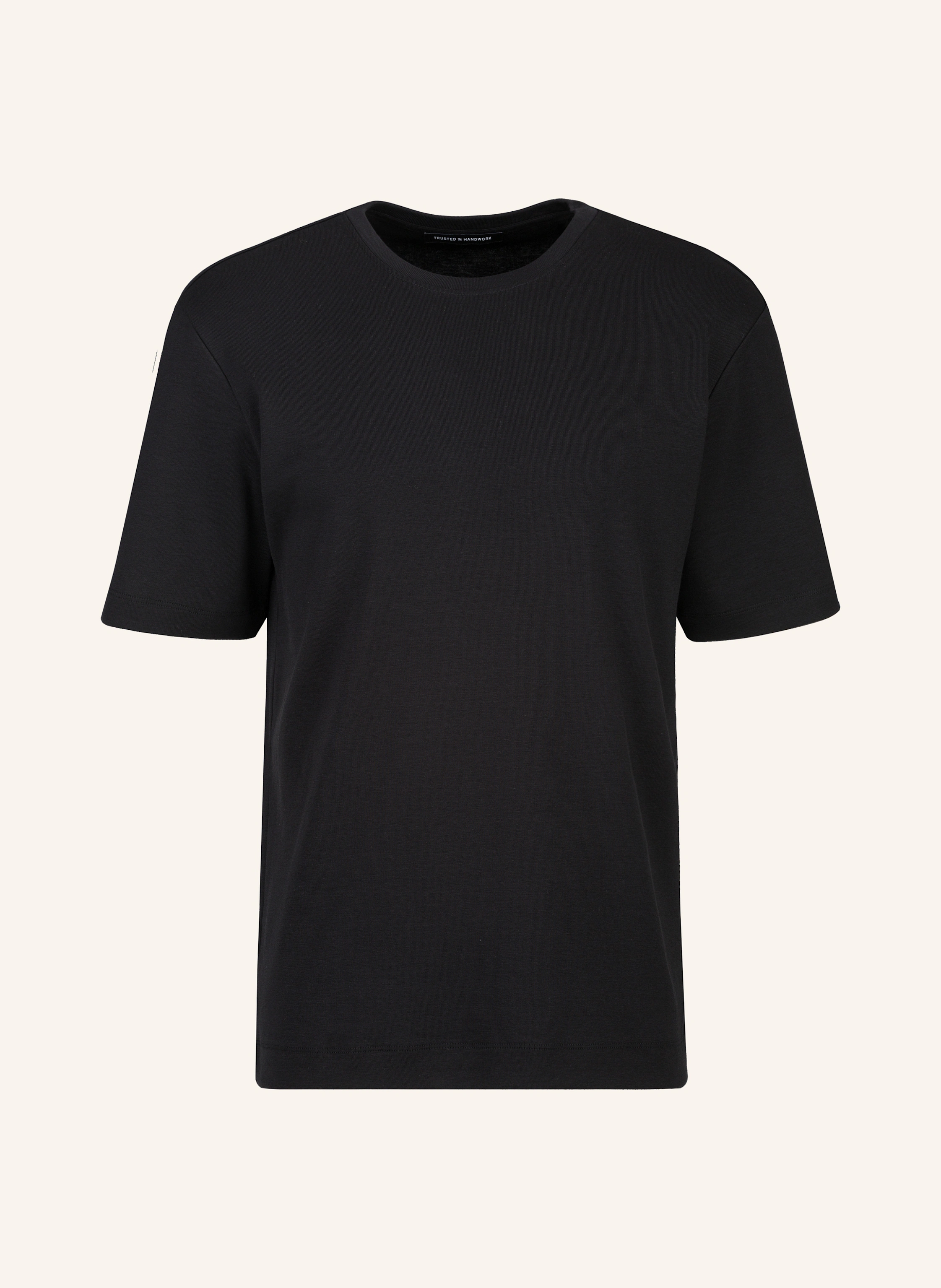 TRUSTED HANDWORK Round Neck 1/2-Sleeve T-Shirt