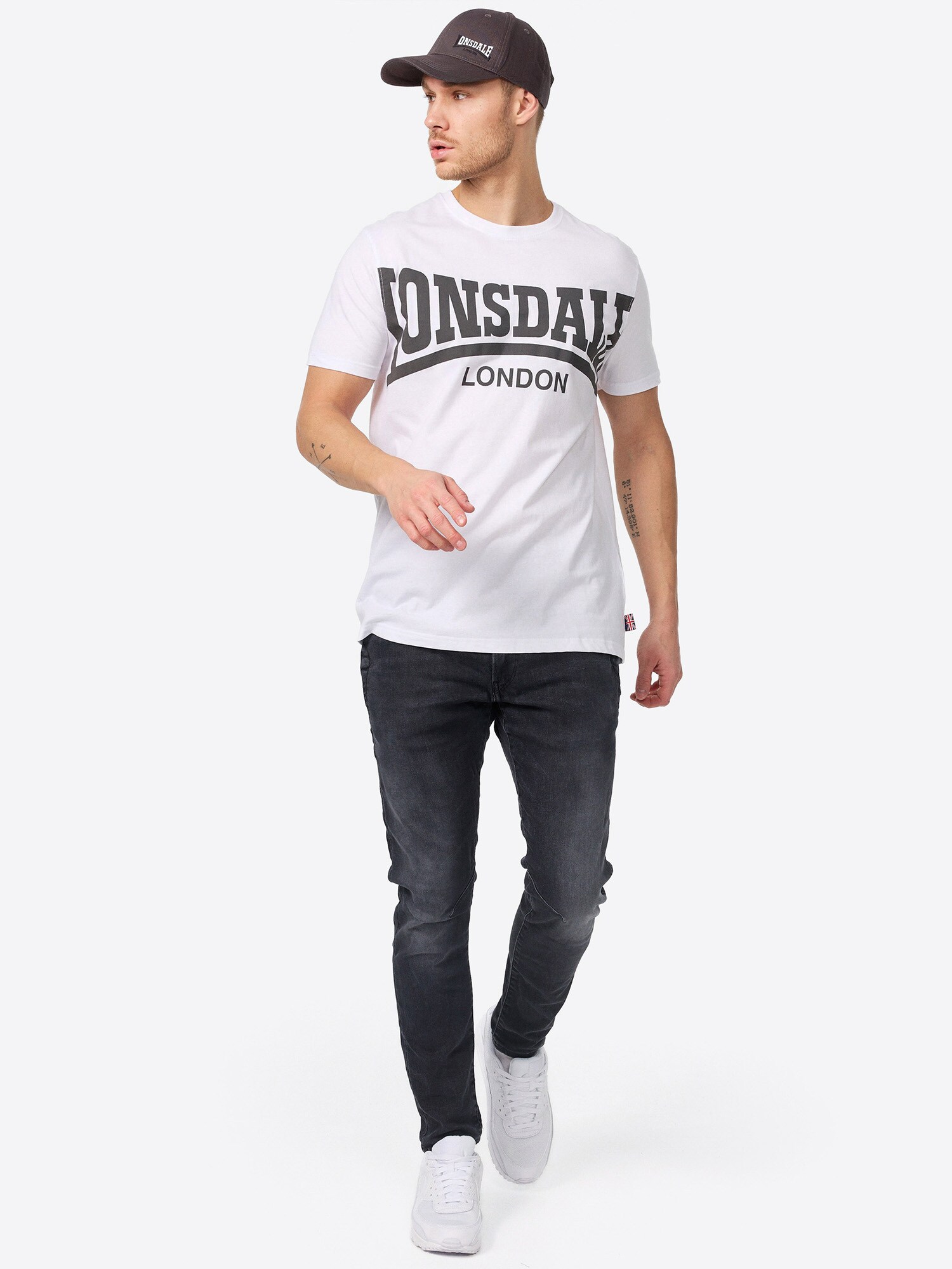 Lonsdale Herren T-Shirt normale Passform YORK