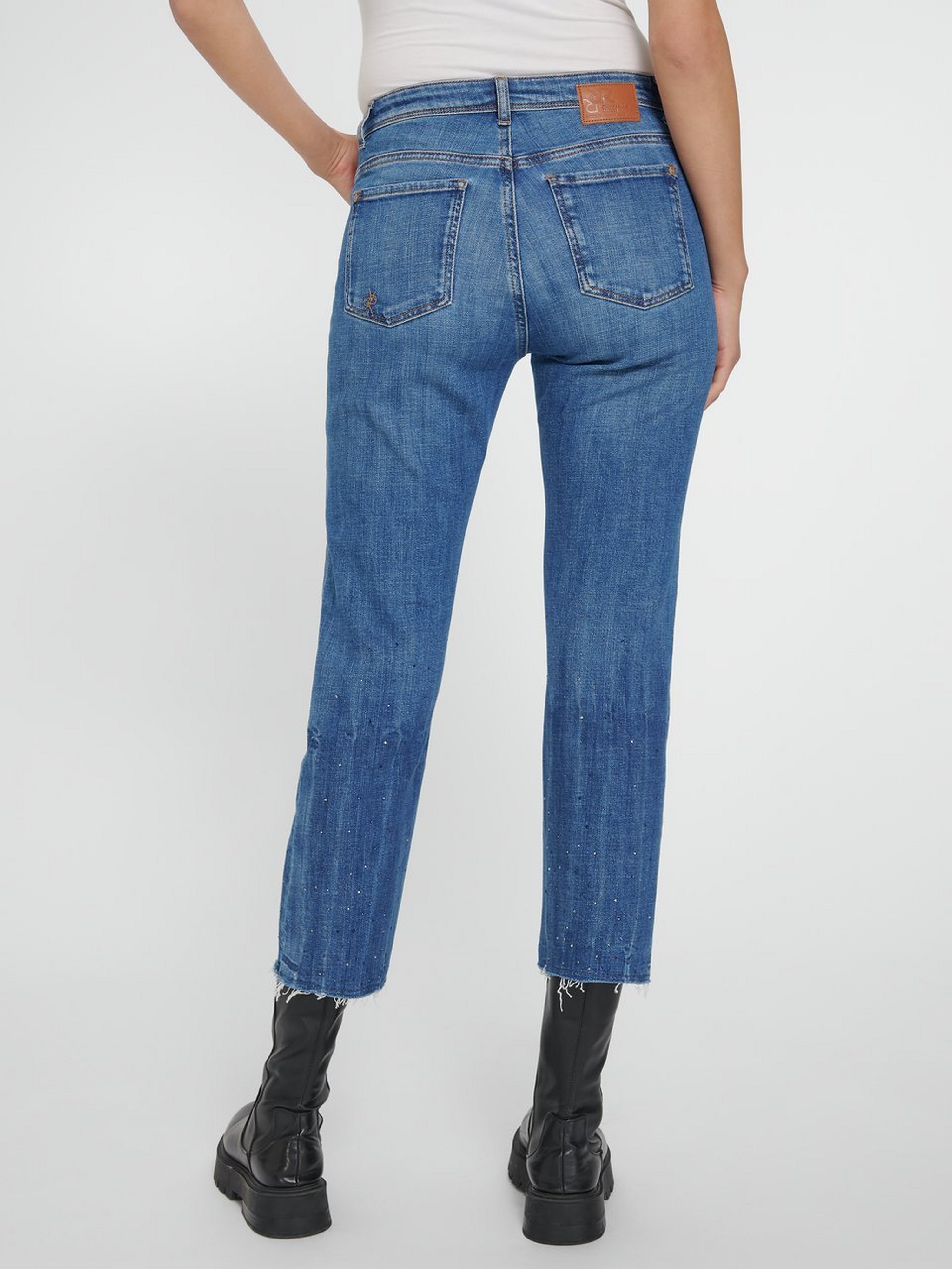 7/8-Jeans Modell Vic Cropped Sparkle