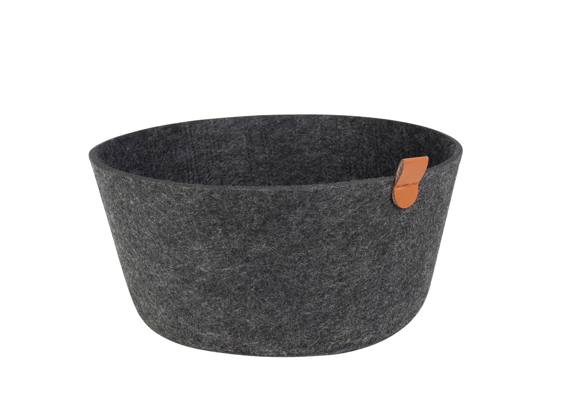 JUSTINUS Filzkorb LIFE STYLE 24 cm rund Anthrazit