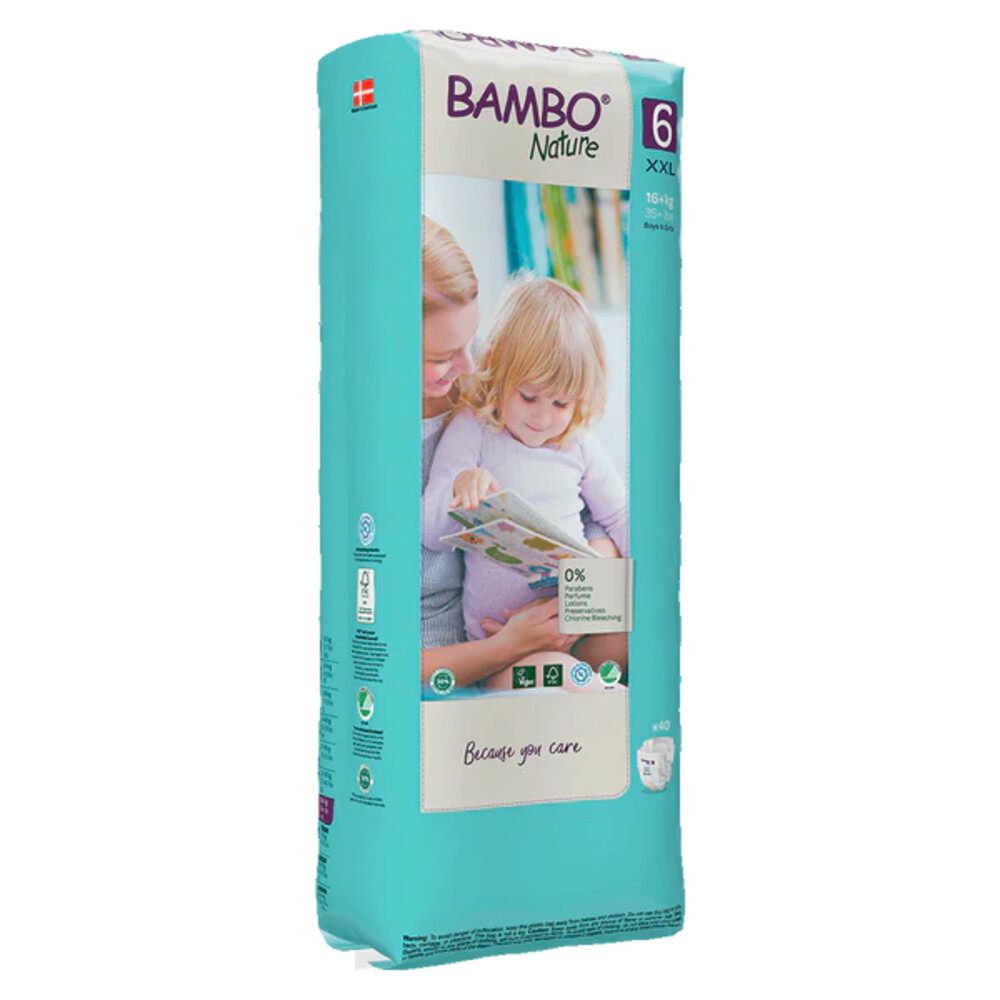 Bambo Nature Luiers Maat 6 (16-30 kg)40 stuks