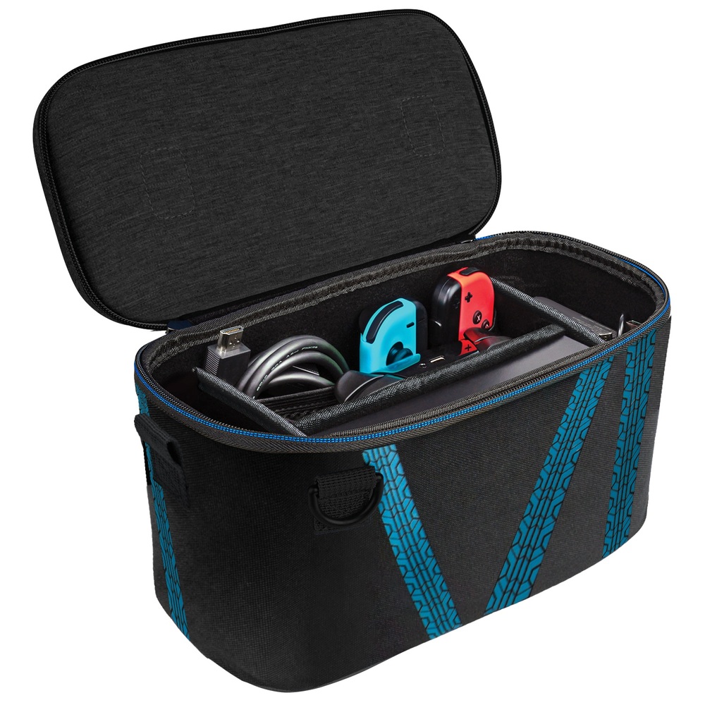 PDP Gaming Pull-N-Go-Hülle für Nintendo Switch – Leuchtendes Mario Kart Drift-Design