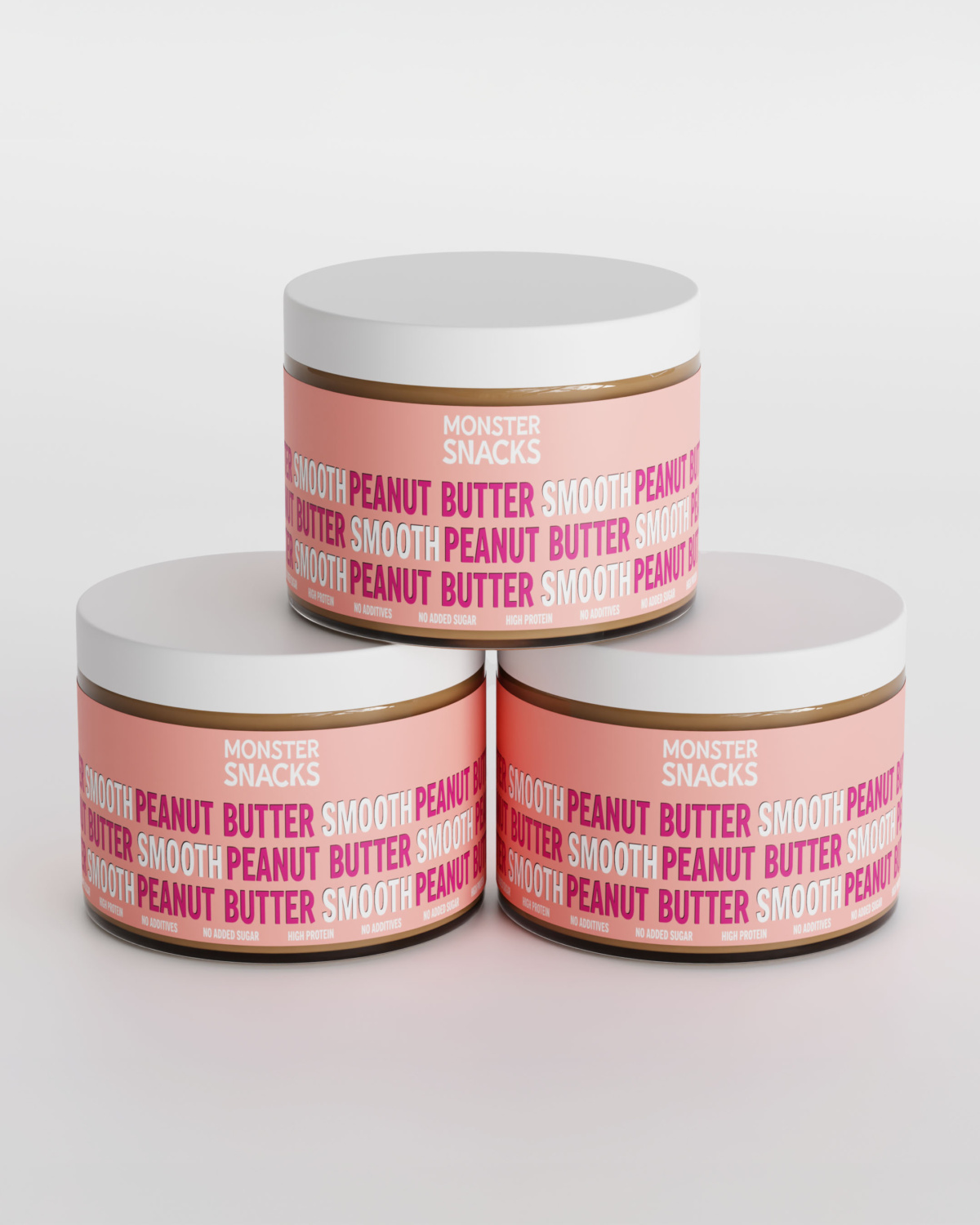 Monster Peanut Butter Smooth 3x500g
