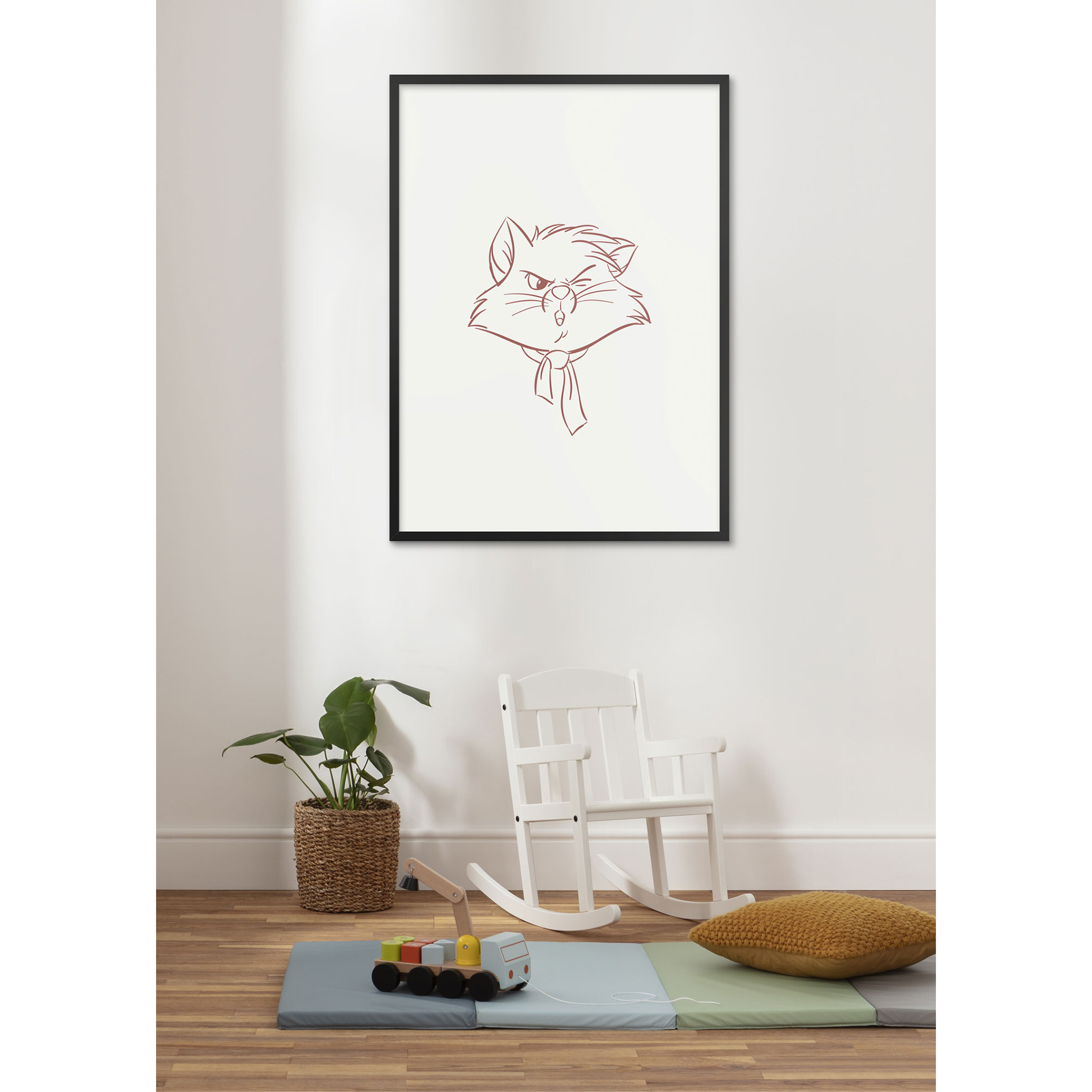 Wandbild BRAVE BERLIOZ - rosa - 50x70 cm