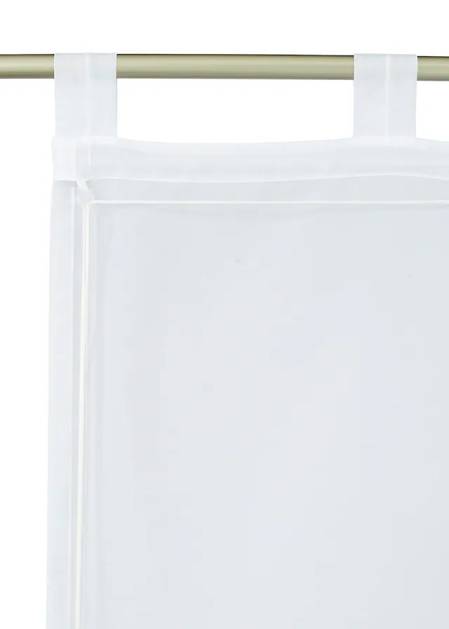 my home Raffrollo »Camposa« mit Schlaufen Transparent, Voile, Polyester