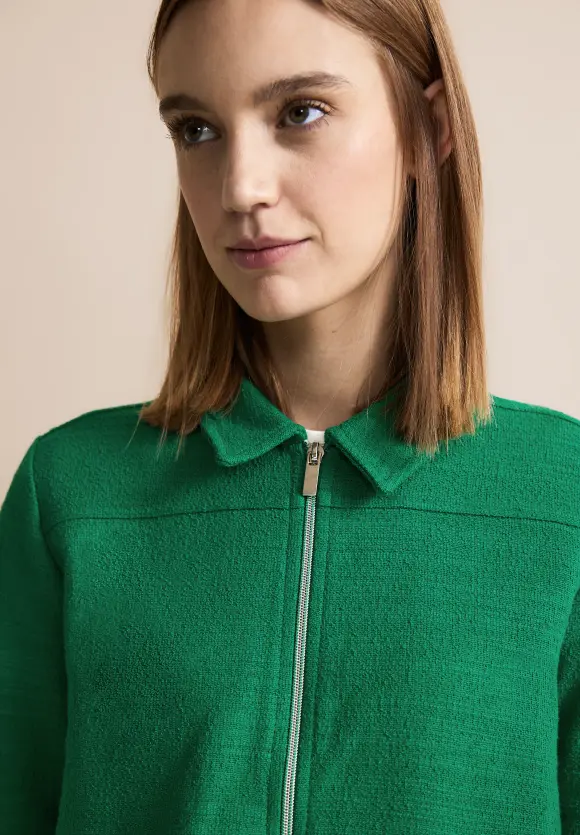 Struktur Shirtjacke - fresh spring green