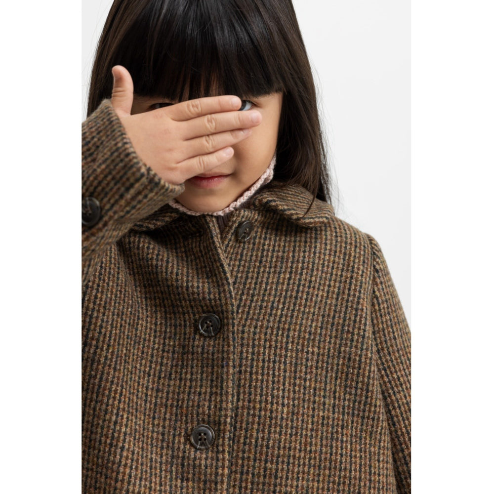 Køb MarMar Wool Check Earthy Check Olive Jakke
