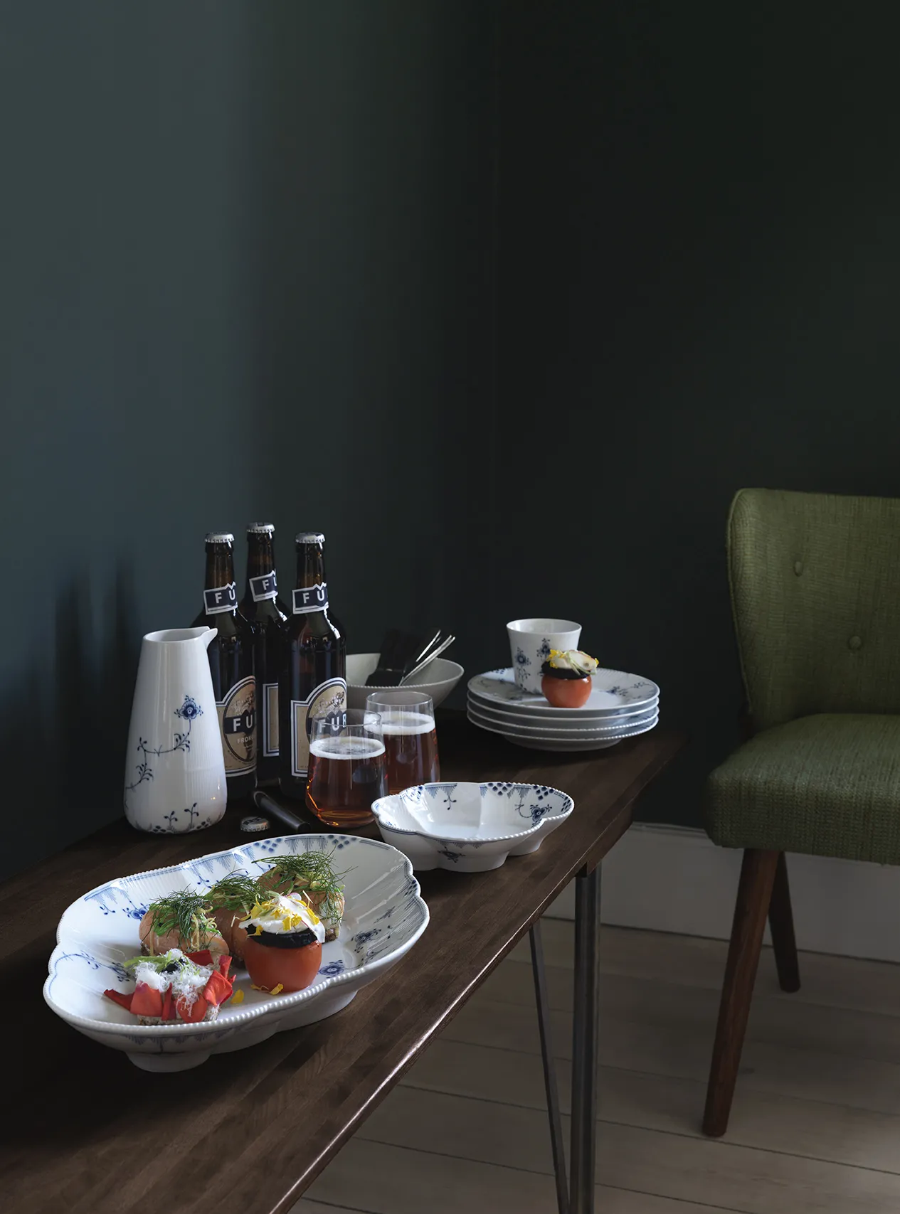 Royal Copenhagen Blå Elements Fad