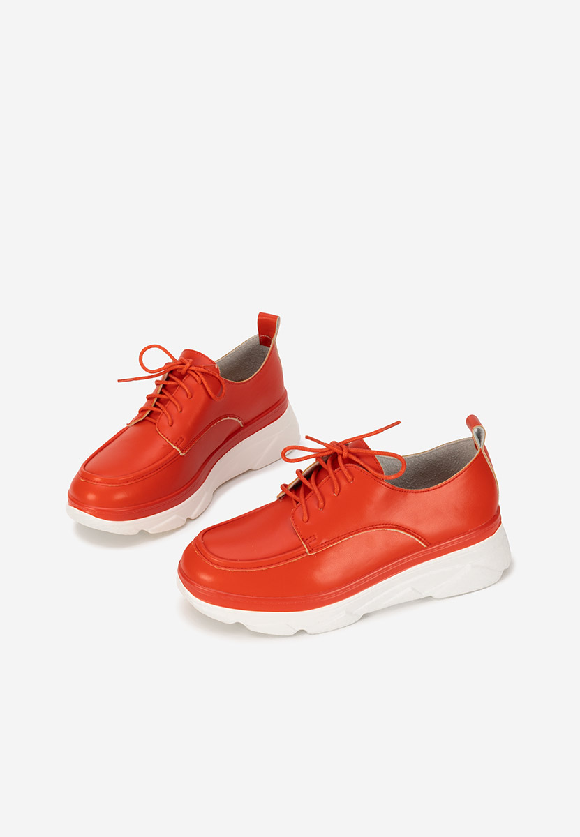 Mocassins pour femme avec lacets rouges Eleonorai