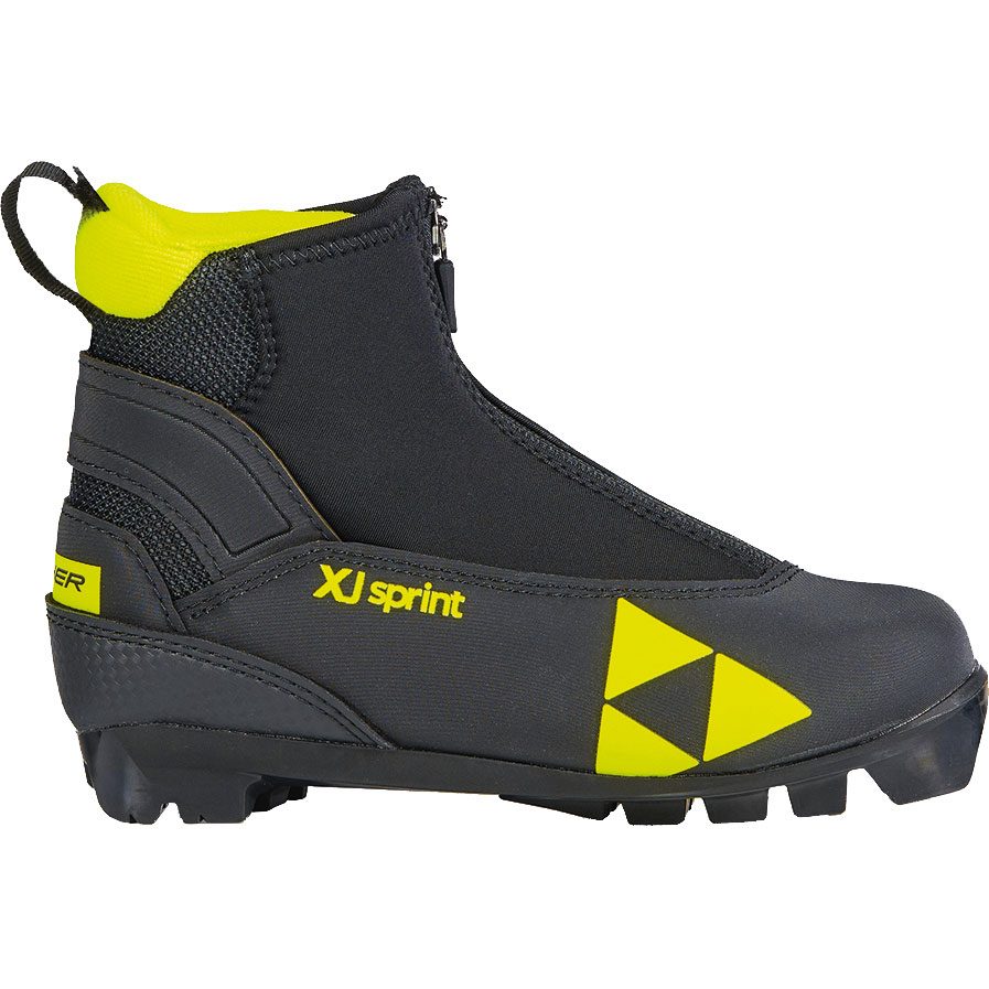Fischer XJ Sprint Langlaufschuhe Kinder schwarz
