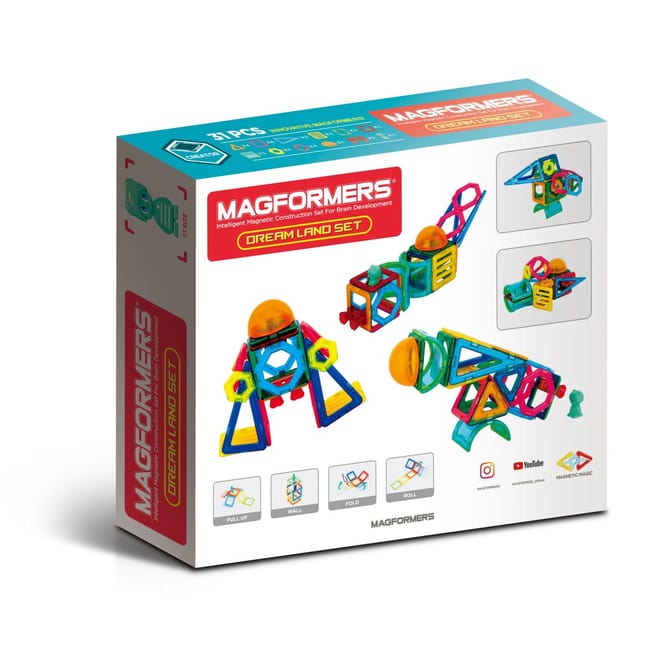 MAGFORMERS - Dream Land - Magnetspielzeug - 31 Teile