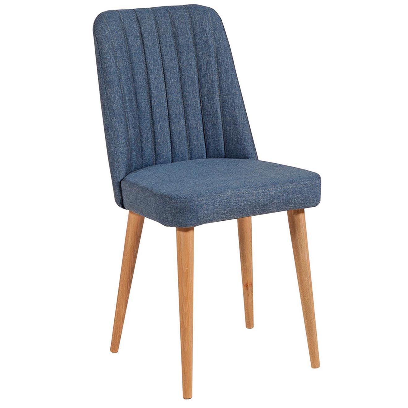 Homitis Ensemble Table + 4 Chaises Costa 1048 beige/bleu marine