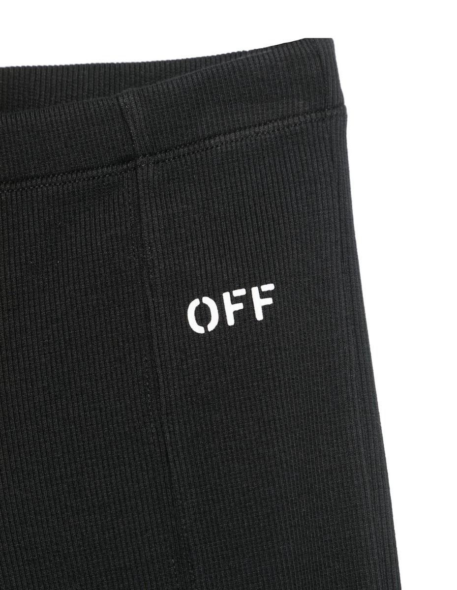 Off-White Off Stamp Clear Ribbed Pants