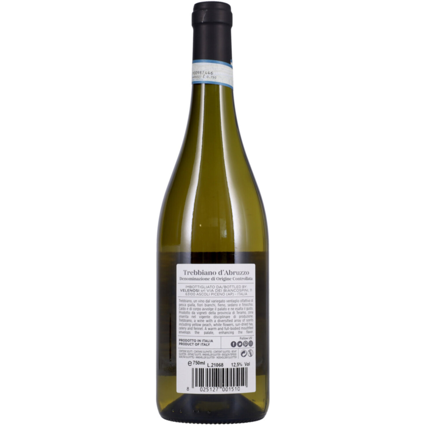 Abruzzo DOC Trebbiano Prope Velenosi Vini -75cl