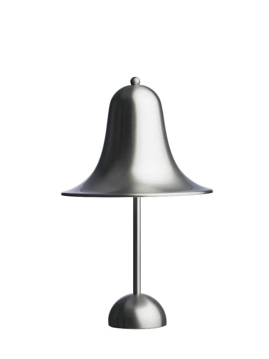 Verpan  Verner Panton Pantop, bordlampe - Matt Metallic - Ø23