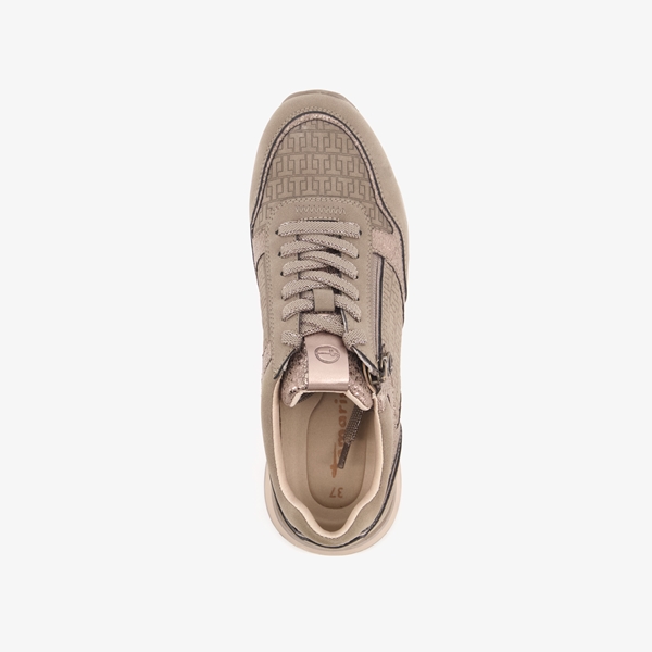 Tamaris dames sneakers met glimmende details